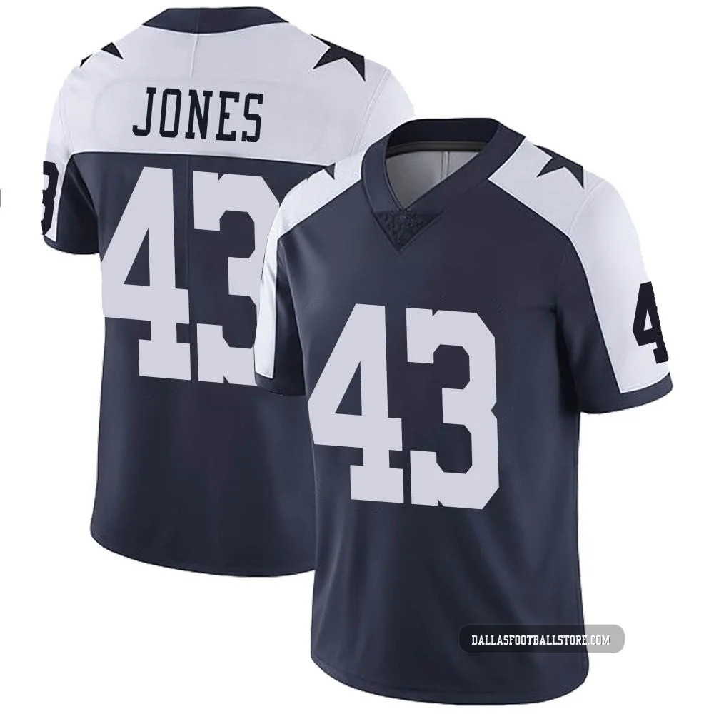 Joe Jones Dallas Cowboys ＃43 Limited Youth Navy Alternate Vapor Untouchable Jersey