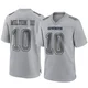 Joe Milton III Dallas Cowboys ＃10 Game Men's Gray Atmosphere Fashion Jersey