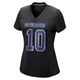 Joe Milton III Dallas Cowboys ＃10 Game Women's Black Carbon Fashion Jersey