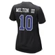 Joe Milton III Dallas Cowboys ＃10 Game Women's Black Carbon Fashion Jersey