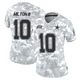 Joe Milton III Dallas Cowboys ＃10 Limited Women's Arctic Camo 2024 Salute to Service Jersey