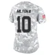 Joe Milton III Dallas Cowboys ＃10 Limited Women's Arctic Camo 2024 Salute to Service Jersey