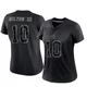Joe Milton III Dallas Cowboys ＃10 Limited Women's Black Reflective Jersey