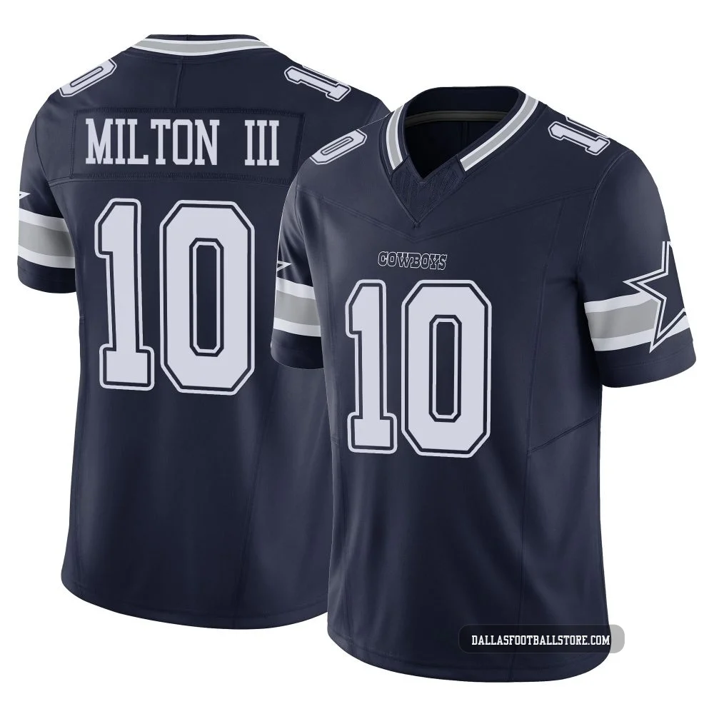 Joe Milton III Dallas Cowboys ＃10 Limited Youth Navy Vapor F.U.S.E. Jersey