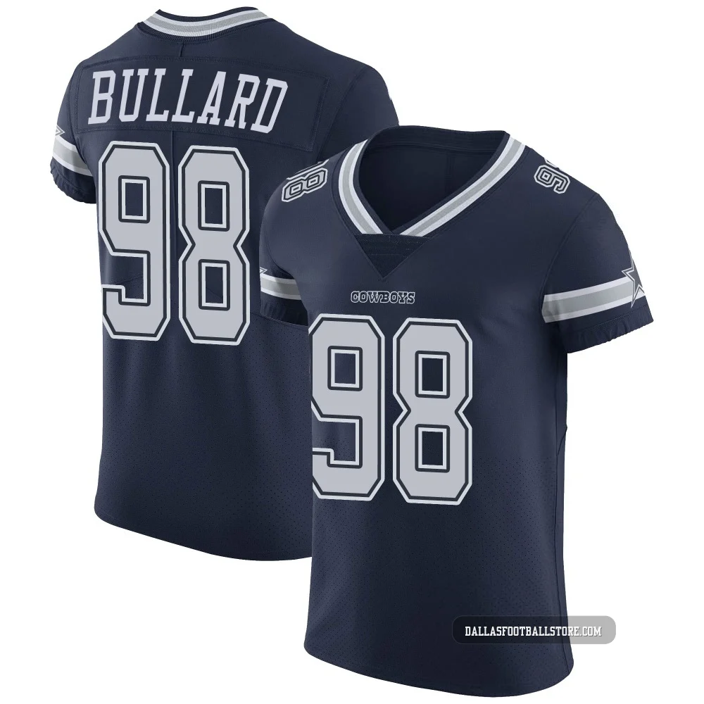 Jonathan Bullard Dallas Cowboys ＃98 Elite Men's Navy Team Color Vapor Untouchable Jersey