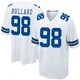 Jonathan Bullard Dallas Cowboys ＃98 Game Men's White Jersey