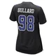 Jonathan Bullard Dallas Cowboys ＃98 Game Women's Black Carbon Fashion Jersey