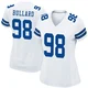 Jonathan Bullard Dallas Cowboys ＃98 Game Women's White Jersey