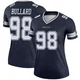Jonathan Bullard Dallas Cowboys ＃98 Legend Women's Navy Jersey