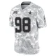 Jonathan Bullard Dallas Cowboys ＃98 Limited Men's Arctic Camo 2024 Salute to Service Jersey