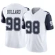 Jonathan Bullard Dallas Cowboys ＃98 Limited Men's White 2nd Alternate Vapor F.U.S.E. Jersey
