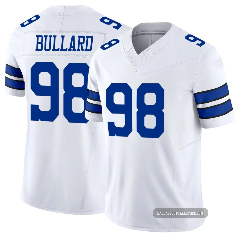 Jonathan Bullard Dallas Cowboys ＃98 Limited Men's White Vapor F.U.S.E. Jersey