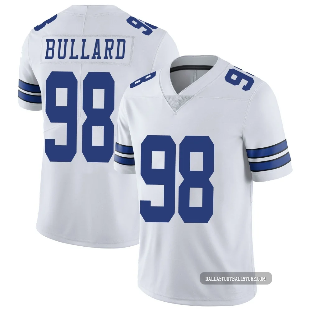 Jonathan Bullard Dallas Cowboys ＃98 Limited Men's White Vapor Untouchable Jersey