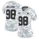 Jonathan Bullard Dallas Cowboys ＃98 Limited Women's Arctic Camo 2024 Salute to Service Jersey
