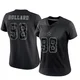 Jonathan Bullard Dallas Cowboys ＃98 Limited Women's Black Reflective Jersey