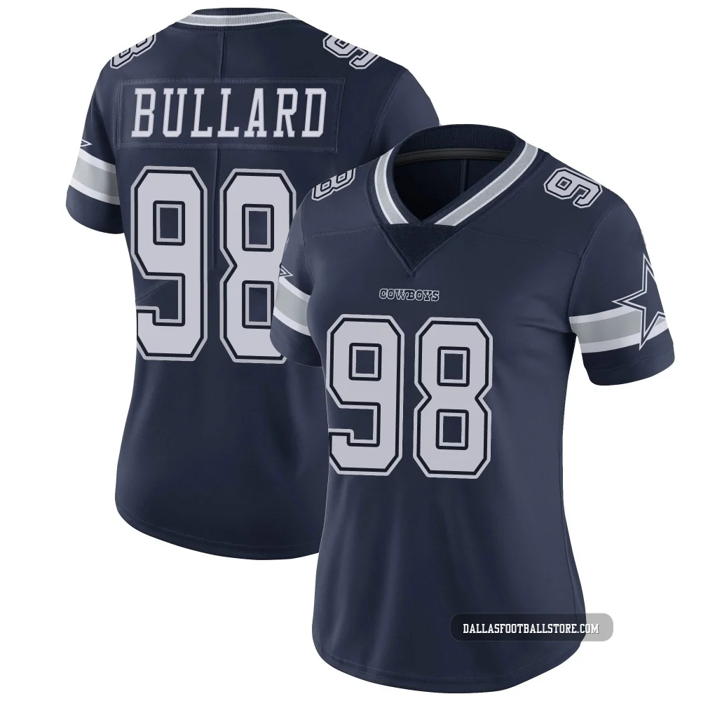 Jonathan Bullard Dallas Cowboys ＃98 Limited Women's Navy Team Color Vapor Untouchable Jersey