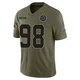 Jonathan Bullard Dallas Cowboys ＃98 Limited Youth Olive 2025 Salute to Service Jersey