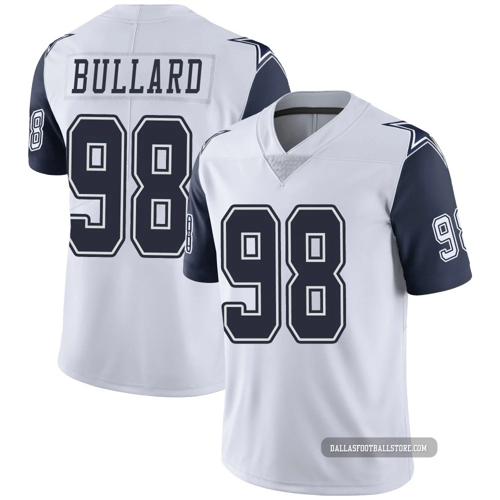 Jonathan Bullard Dallas Cowboys ＃98 Limited Youth White Color Rush Vapor Untouchable Jersey