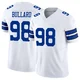 Jonathan Bullard Dallas Cowboys ＃98 Limited Youth White Vapor F.U.S.E. Jersey