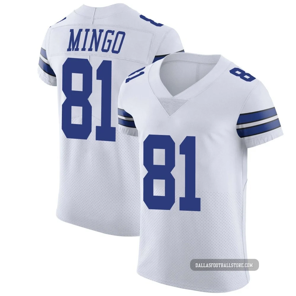 Jonathan Mingo Dallas Cowboys ＃81 Elite Men's White Vapor Untouchable Jersey