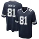 Jonathan Mingo Dallas Cowboys ＃81 Game Men's Navy Team Color Jersey