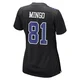 Jonathan Mingo Dallas Cowboys ＃81 Game Women's Black Carbon Fashion Jersey