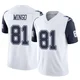 Jonathan Mingo Dallas Cowboys ＃81 Limited Men's White 2nd Alternate Vapor F.U.S.E. Jersey