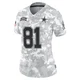 Jonathan Mingo Dallas Cowboys ＃81 Limited Women's Arctic Camo 2024 Salute to Service Jersey