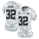 Julius Wood Dallas Cowboys ＃32 Limited Women's Arctic Camo 2024 Salute to Service Jersey