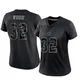 Julius Wood Dallas Cowboys ＃32 Limited Women's Black Reflective Jersey