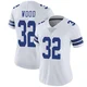 Julius Wood Dallas Cowboys ＃32 Limited Women's White Vapor Untouchable Jersey