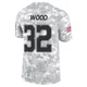 Julius Wood Dallas Cowboys ＃32 Limited Youth Arctic Camo 2024 Salute to Service Jersey