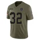 Julius Wood Dallas Cowboys ＃32 Limited Youth Olive 2025 Salute to Service Jersey