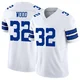 Julius Wood Dallas Cowboys ＃32 Limited Youth White Vapor F.U.S.E. Jersey