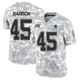 Justin Barron Dallas Cowboys ＃45 Limited Men's Arctic Camo 2024 Salute to Service Jersey