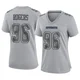 Justin Rogers Dallas Cowboys ＃96 Game Women's Gray Atmosphere Fashion Jersey