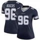 Justin Rogers Dallas Cowboys ＃96 Legend Women's Navy Jersey