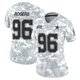 Justin Rogers Dallas Cowboys ＃96 Limited Women's Arctic Camo 2024 Salute to Service Jersey