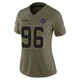 Justin Rogers Dallas Cowboys ＃96 Limited Women's Olive 2025 Salute to Service Jersey