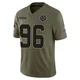 Justin Rogers Dallas Cowboys ＃96 Limited Youth Olive 2025 Salute to Service Jersey