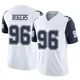 Justin Rogers Dallas Cowboys ＃96 Limited Youth White 2nd Alternate Vapor F.U.S.E. Jersey