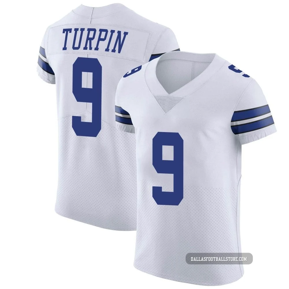 KaVontae Turpin Dallas Cowboys ＃9 Elite Men's White Vapor Untouchable Jersey