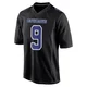 KaVontae Turpin Dallas Cowboys ＃9 Game Men's Black Carbon Fashion Jersey