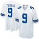 KaVontae Turpin Dallas Cowboys ＃9 Game Men's White Jersey