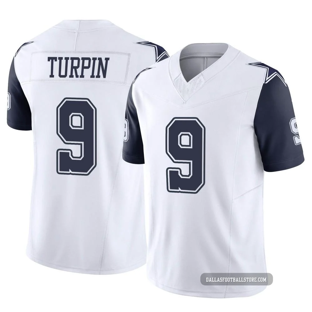 KaVontae Turpin Dallas Cowboys ＃9 Limited Men's White 2nd Alternate Vapor F.U.S.E. Jersey