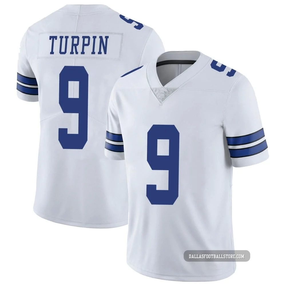 KaVontae Turpin Dallas Cowboys ＃9 Limited Men's White Vapor Untouchable Jersey