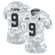 KaVontae Turpin Dallas Cowboys ＃9 Limited Women's Arctic Camo 2024 Salute to Service Jersey