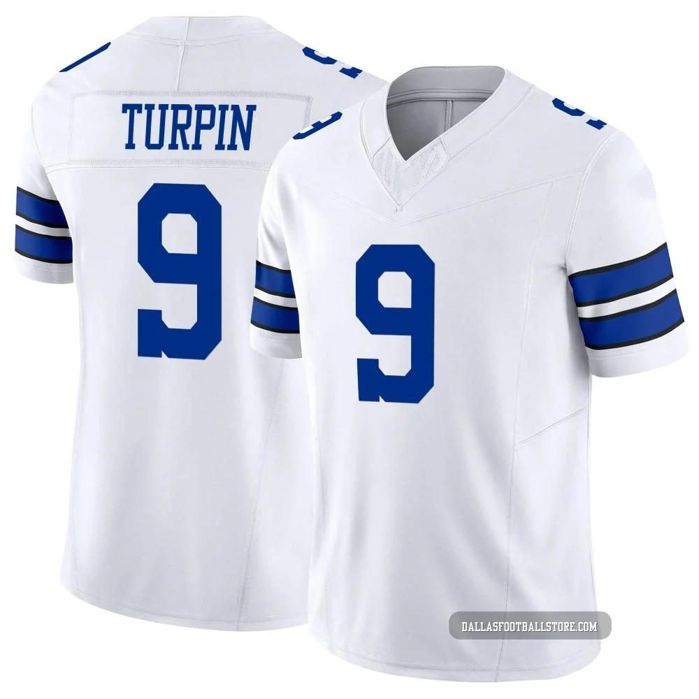 KaVontae Turpin Dallas Cowboys ＃9 Limited Youth White Vapor F.U.S.E. Jersey