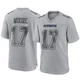 Kellen Moore Dallas Cowboys ＃17 Game Men's Gray Atmosphere Fashion Jersey