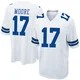 Kellen Moore Dallas Cowboys ＃17 Game Youth White Jersey
